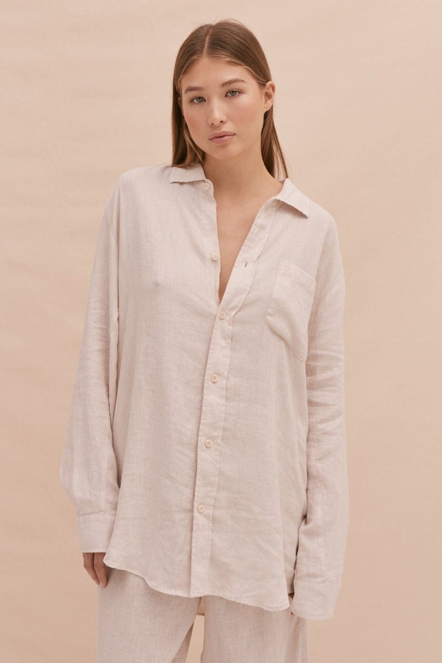 Women Desmond & Dempsey Lounge | Lounge Shirt