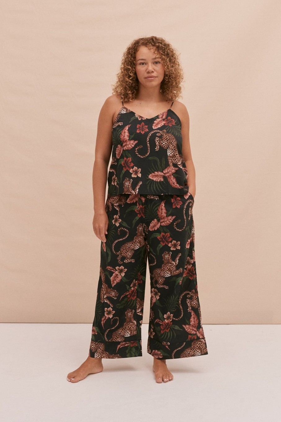 Women Desmond & Dempsey Pyjama Sets | Cami & Wide Leg Set