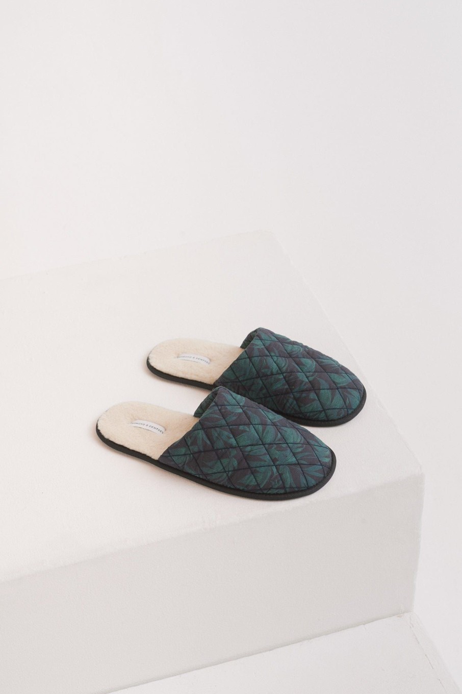 Men Desmond & Dempsey Archive | Slippers Green/Blue