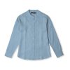 Men Desmond & Dempsey Archive | Grandad Collar Shirt