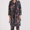 Women Desmond & Dempsey Robes | Quilted Robe Navy/Multi