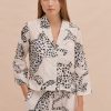 Women Desmond & Dempsey Pyjama Tops | Women'S Boxy Shirt Navy/Multi