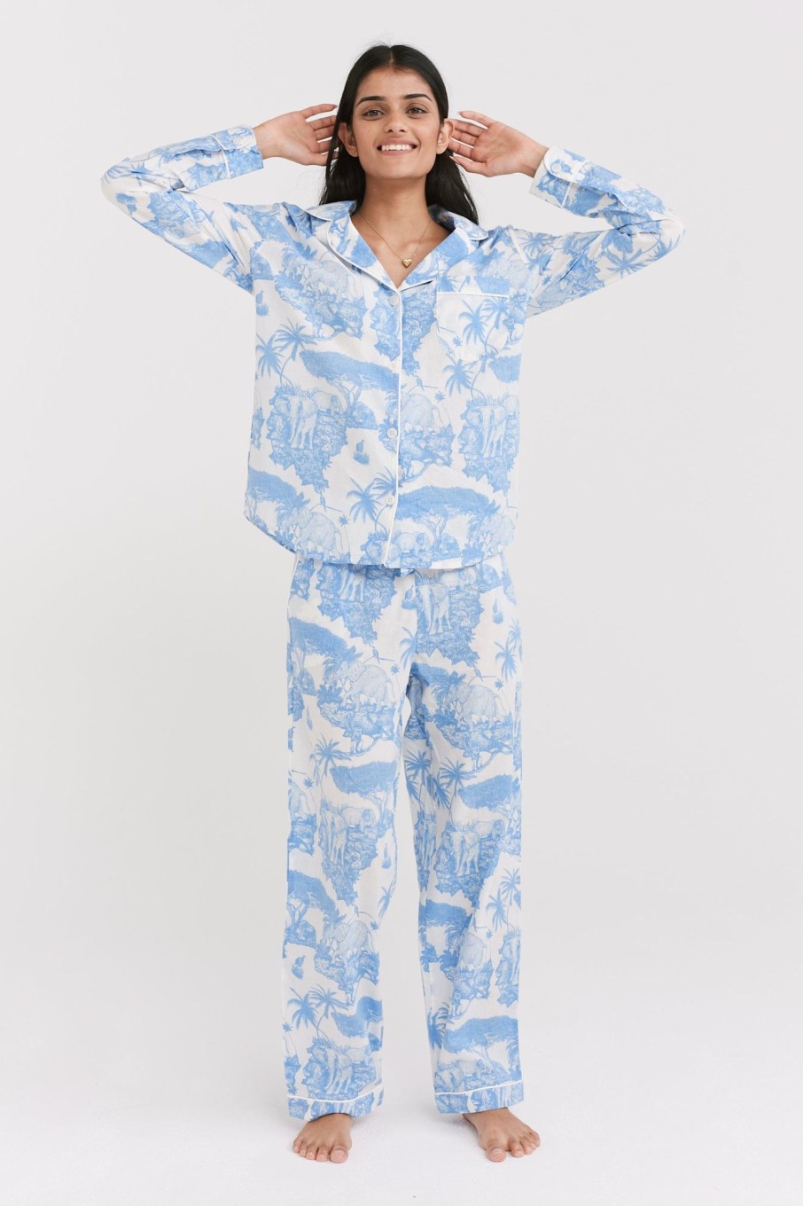 Women Desmond & Dempsey Pyjama Sets | Long Pyjama Set