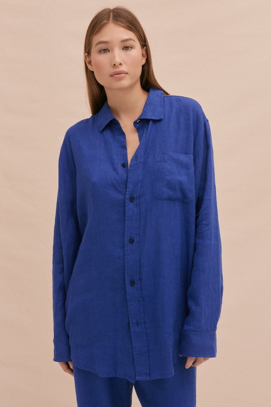 Women Desmond & Dempsey Lounge | Lounge Shirt