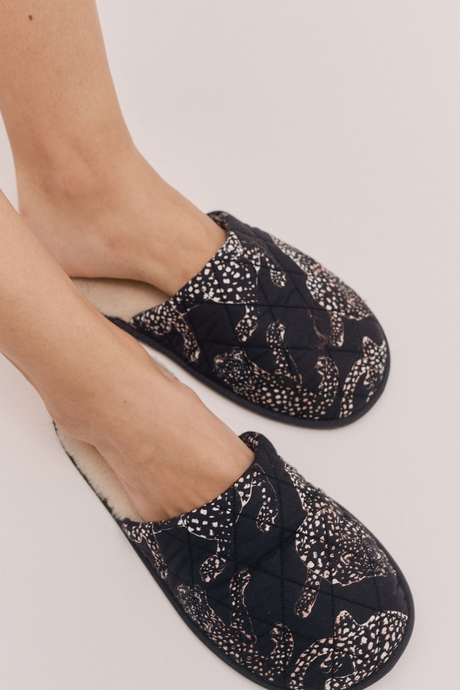 Women Desmond & Dempsey Accessories | Slippers Navy/Multi