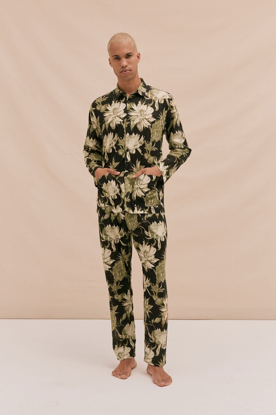 Men Desmond & Dempsey Archive | Men'S Pocket Pyjama Set