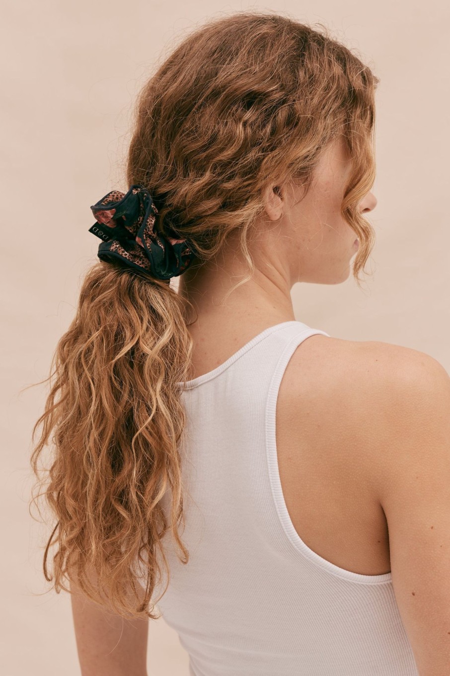 Women Desmond & Dempsey Accessories | Cotton Scrunchie