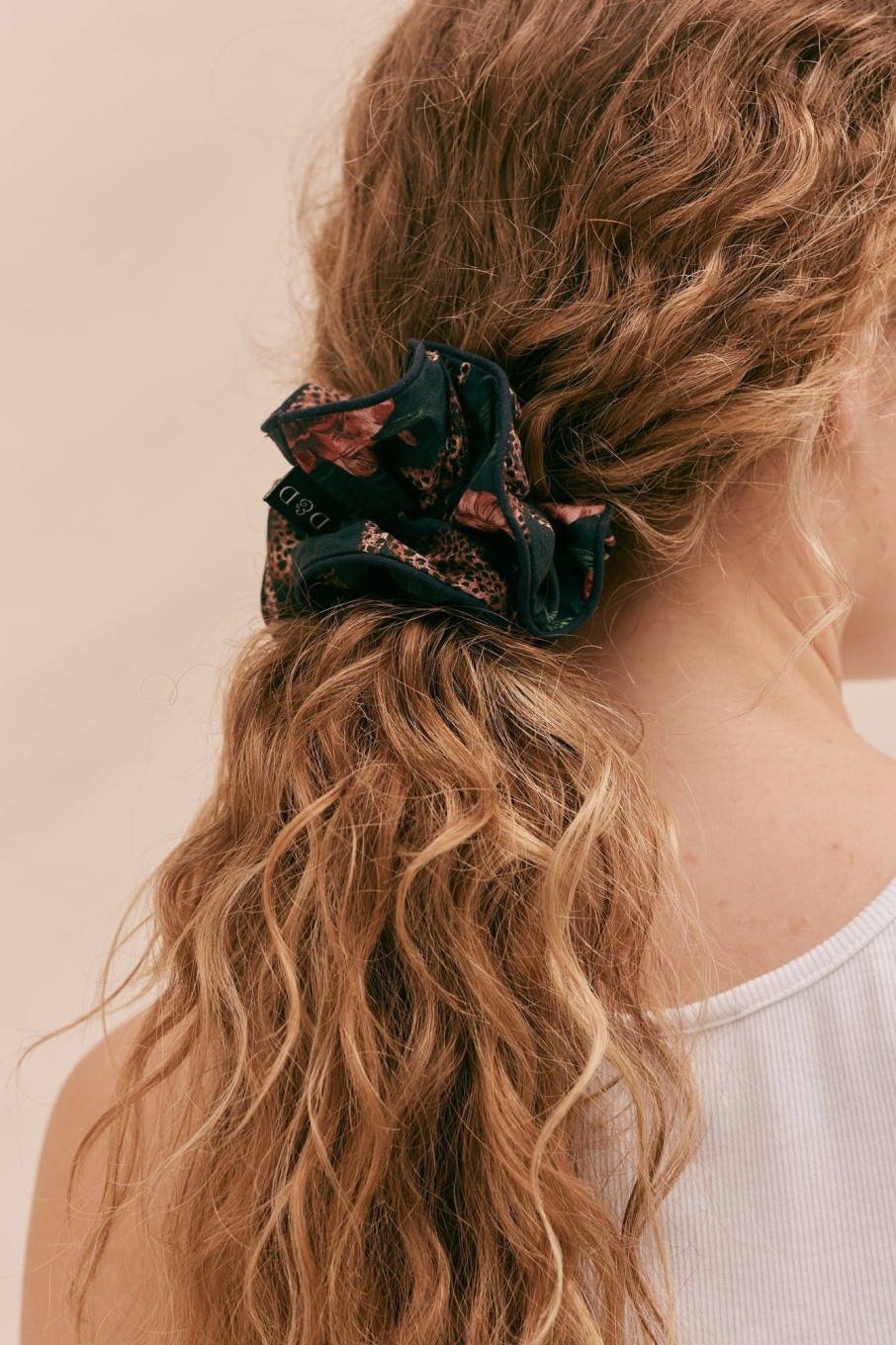 Women Desmond & Dempsey Accessories | Cotton Scrunchie