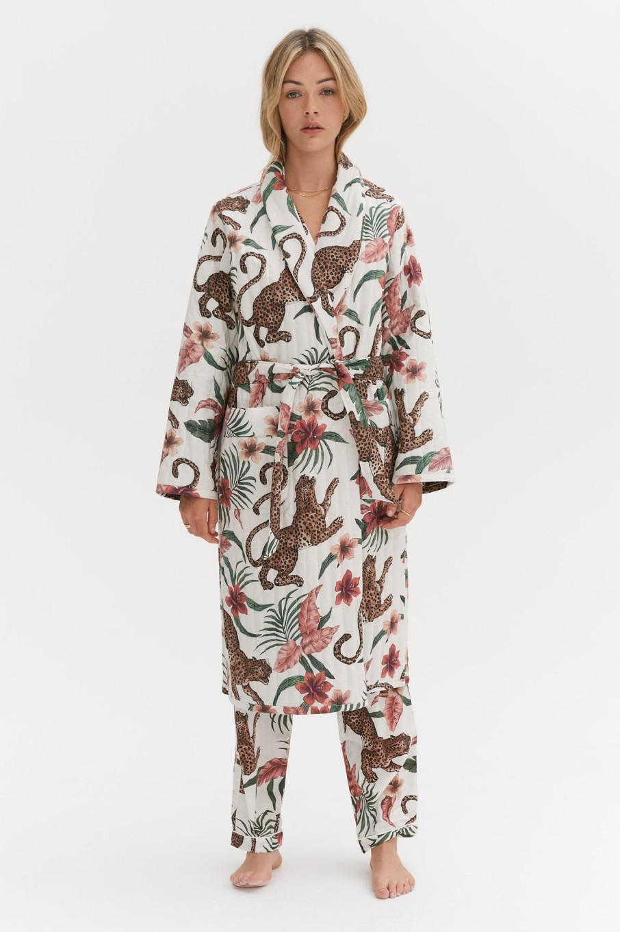 Women Desmond & Dempsey Robes | Quilted Robe