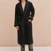 Men Desmond & Dempsey Robes | Men'S Robe Navy