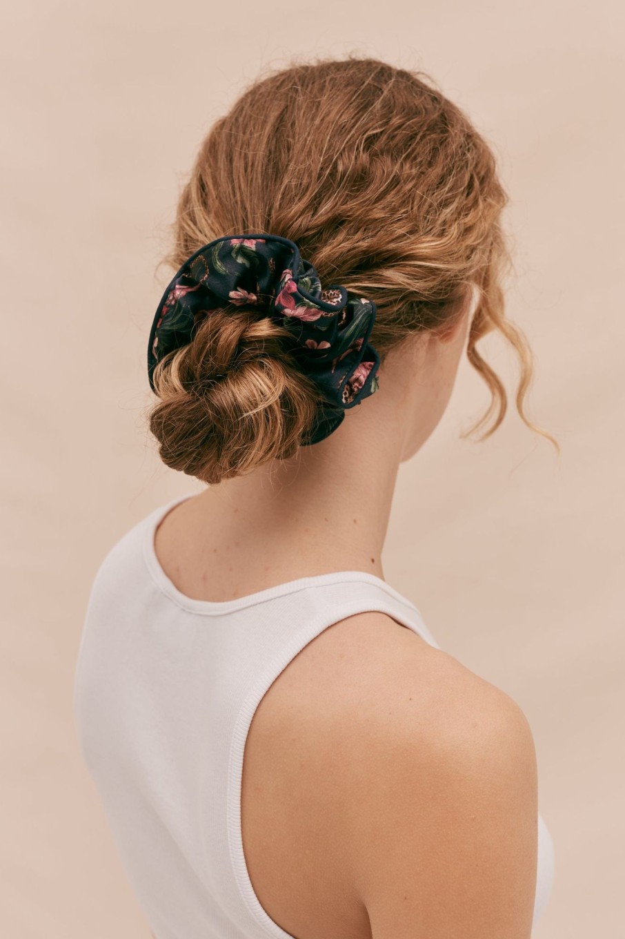 Women Desmond & Dempsey Accessories | Silk Scrunchie